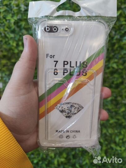 Чехол на iPhone 7/8 Plus Прозрачный