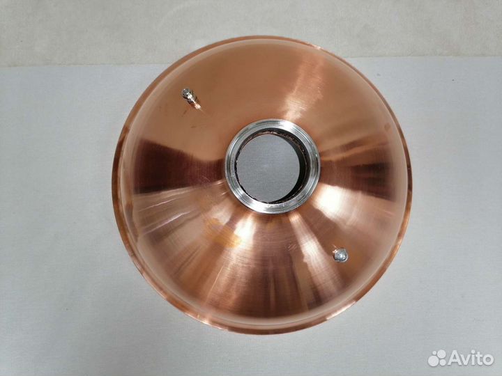 Медная крышка на перегонный куб 37 л 3 и 4 дюйма