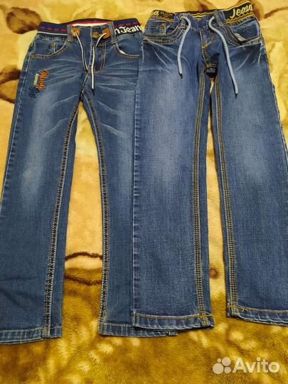 Джинсы для мальчика рост 128