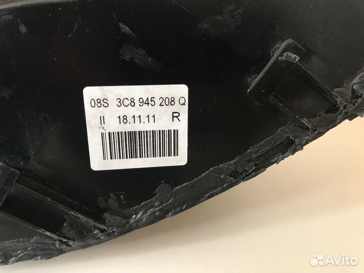 Фара задняя правая на volkswagen passat сс 2013 г