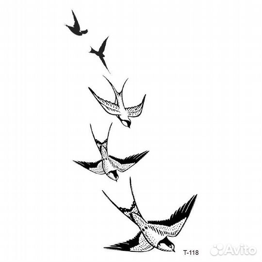 Временные тату наклейки