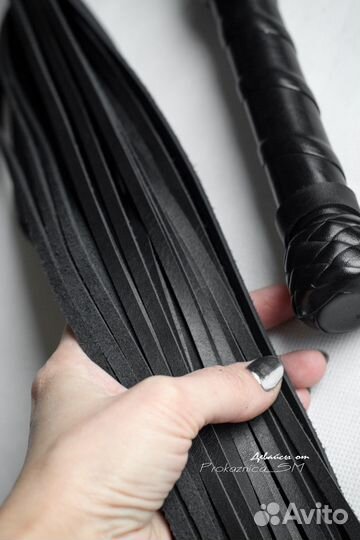 Флоггер из натуральной кожи