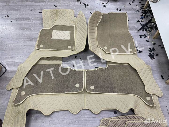 Коврики из экокожи land cruiser 100 / LX470