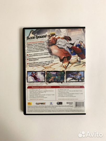 Street Fighter IV 4 лицензия Россия DVD-box