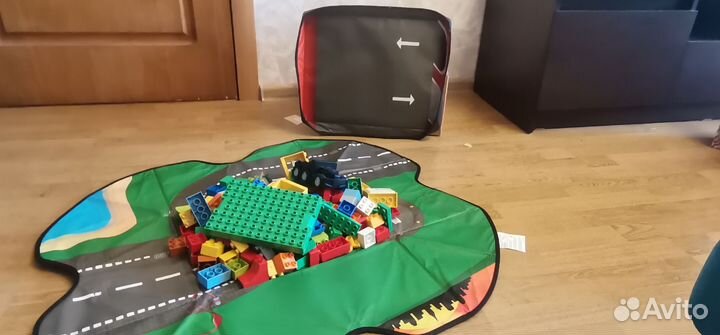 Lego duplo разные наборы+коробка-коврик