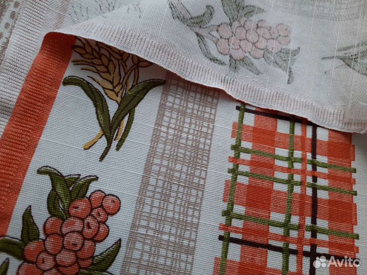 Шторы х/б на кухню