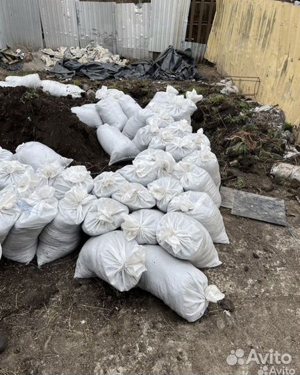 Чернозем в мешках