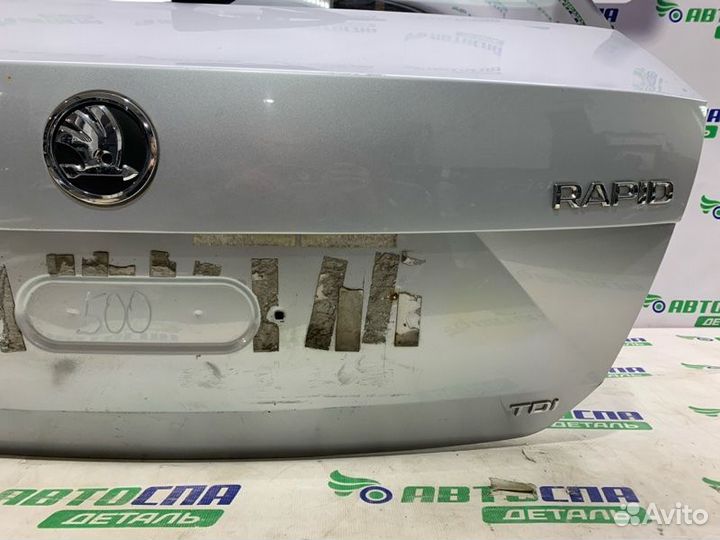 Крышка багажника в сборе задняя Skoda Rapid