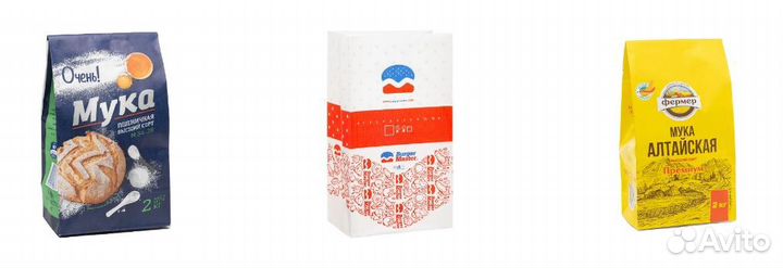 Пакеты и мешки для фасовки (пищевые/не пищевые)