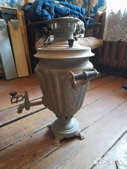 Самовар на дровах старинный