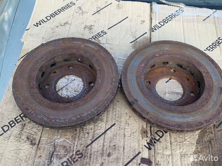 Тормозные диски передние kia clarus 2