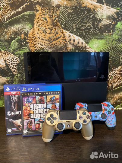 Игровая приставка Sony PS4 FAT 500gb + 2 игры