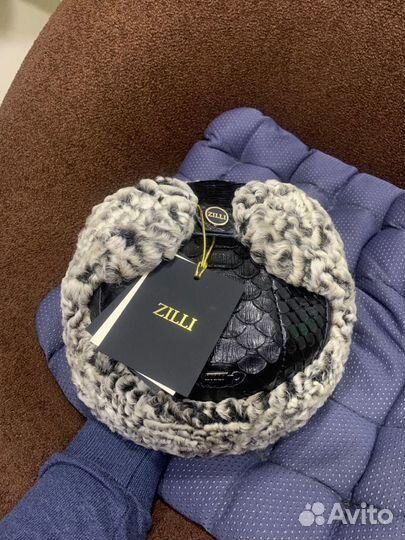 Ушанки Zilli Питон Каракуль Норка