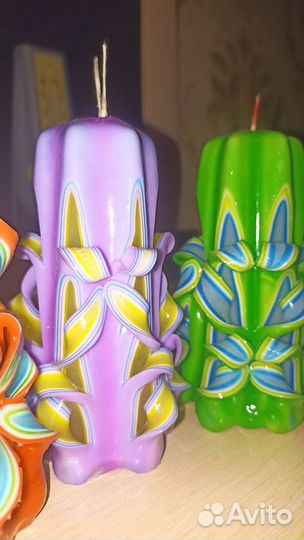 Резные свечи