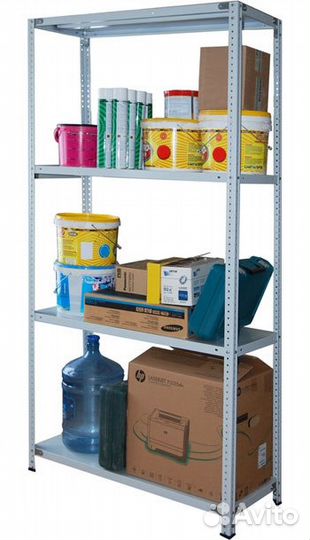 Стеллажи складские стфу (200кг. на полку)