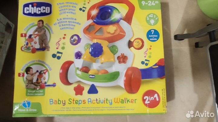 Ходунки каталка chicco