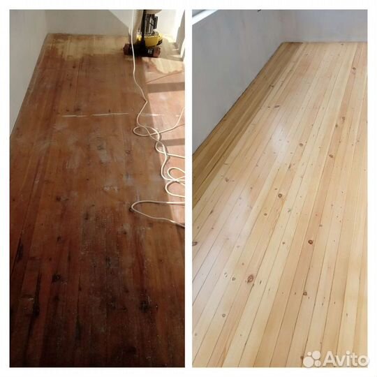 Циклевка(шлифовка) паркета,покрытие лаком и маслом