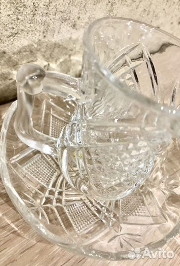 Стаканы Армуды с ручками (2 шт по 75 мл) + блюдца