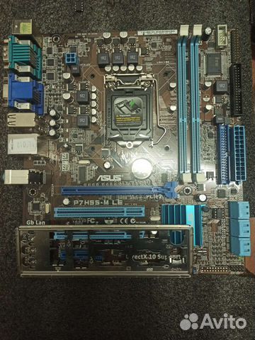 Asus P7H55-M LE купить в Новокузнецке | Электроника | Авито