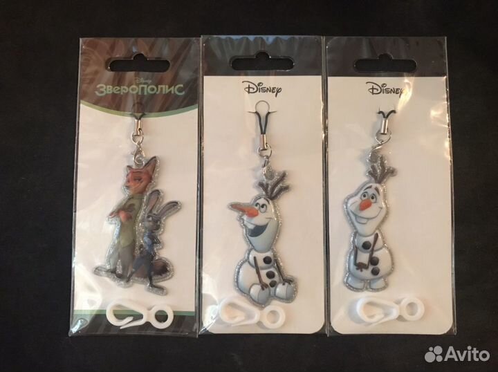 Брелки Холодное сердце и зверополис