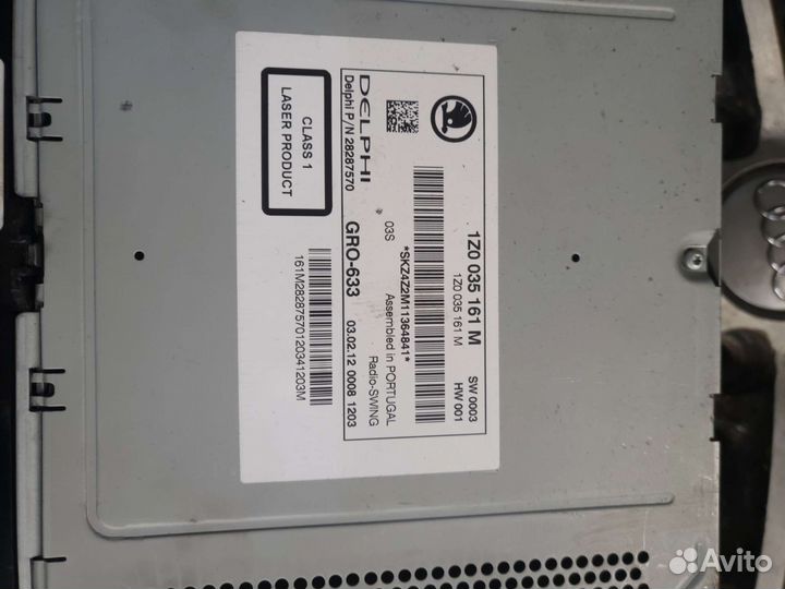 Штатная магнитола Skoda octavia a5 рестайлинг