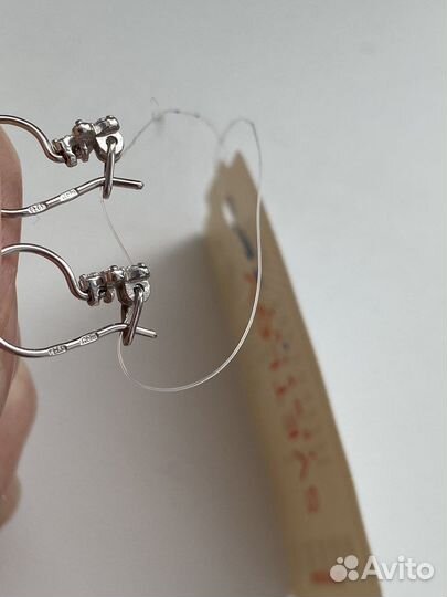 Серьги новые 925 серебро