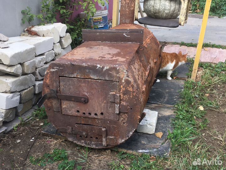 Печь буржуйка для гаража