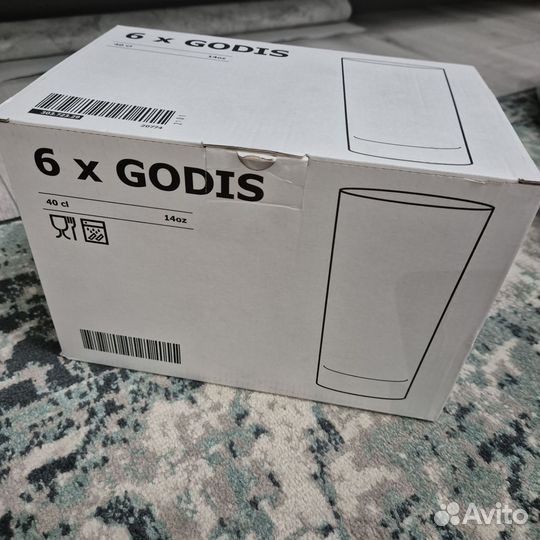 Новые стаканы икеа godis
