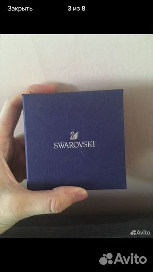 Серьги swarovski