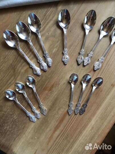 Набор кофейных ложек,мельхиор г Реж