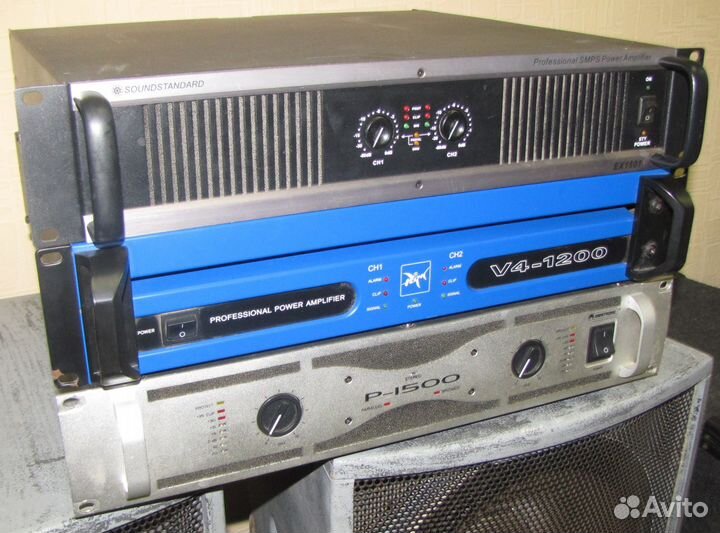 Усилители звука Pro 240-2750W 3шт PV CVR Park NAG