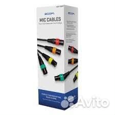 Набор из четырех микрофонных кабелей Zoom XLR-4C/C