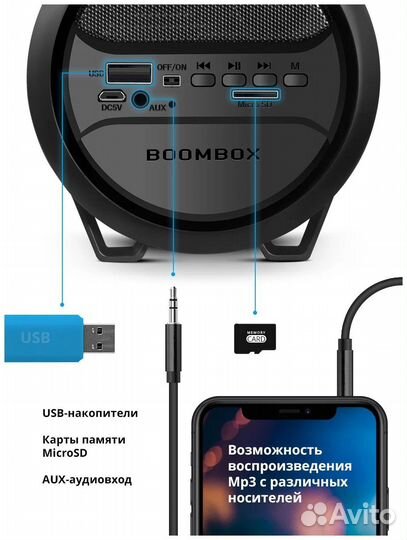 Портативная акустика Bluetooth 5.0 Defender G24