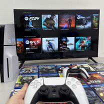 Playstation 5 slim с дисководом+112 игр