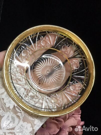 Золотые армуды Хрусталь Турция