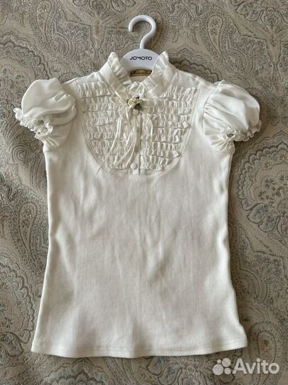 Бронь до 31.07 Блузка Маленькая леди 140