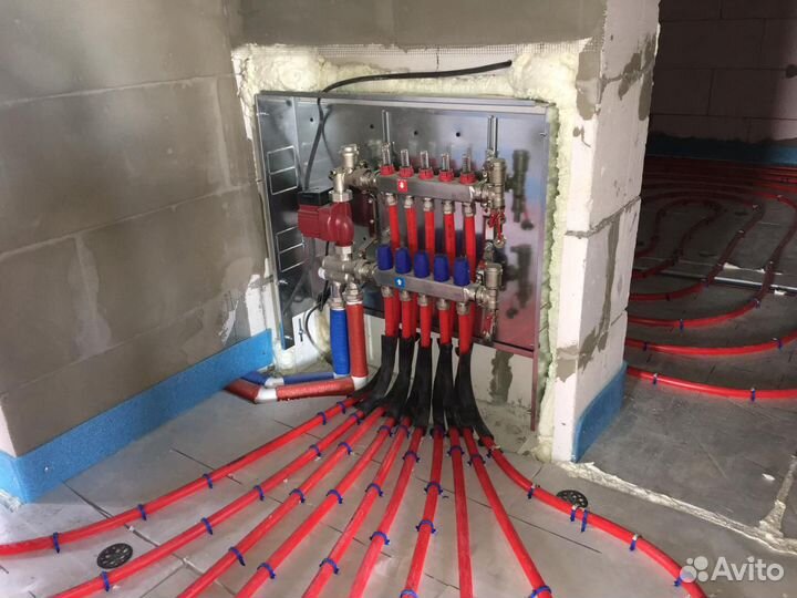 Монтаж отопления, водопровода, канализации