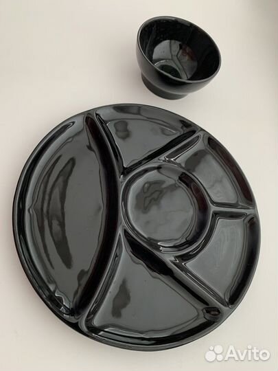 Менажница с Соусником керамика d23 см