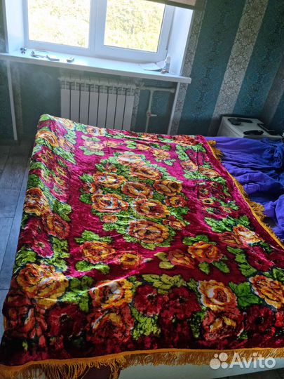 Покрывало плюшевое СССР