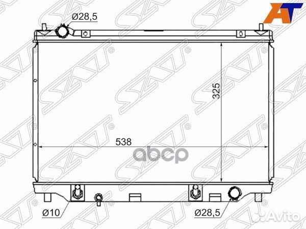 Радиатор Mazda Demio 02-07 / 2 02-07 / Verisa