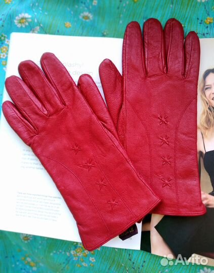 Перчатки женские (натуральная кожа)