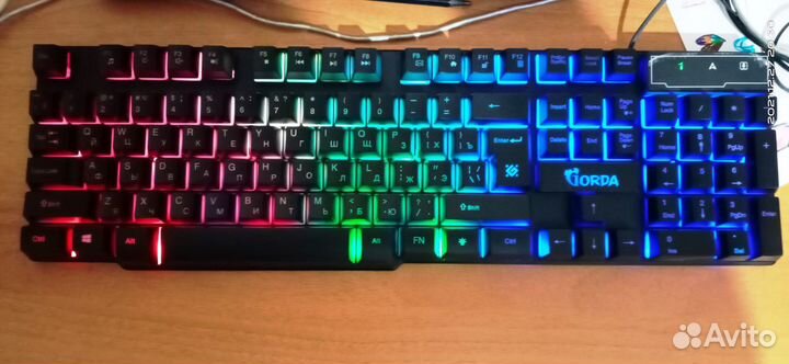 Игровая клавиатура Defender Gorda GK-210L (45210)