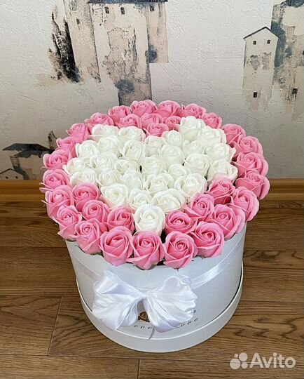 Букет Мыльные розы 25шт