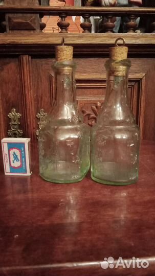 Стеклянные графинчики винтаж