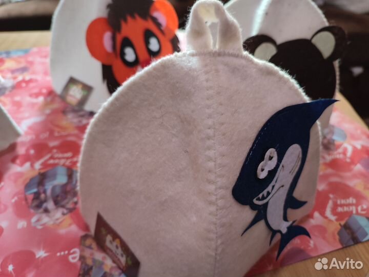 Детские шапки для бани