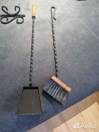 Кованый каминный набор