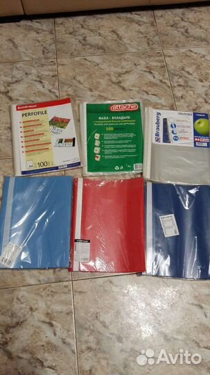 Файлы вкладыши и папки скоросшиватели