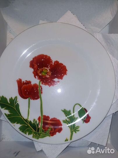 Тарелки Маки фарфор Китай