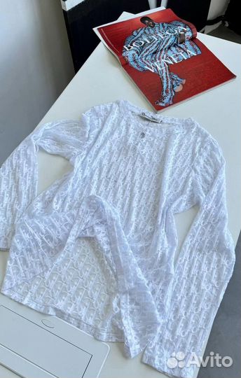 Легкая кофточка лонгслив Christian Dior