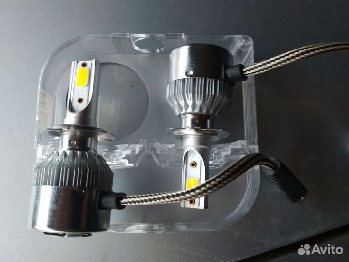 Лед лампы Н7 свет желтый